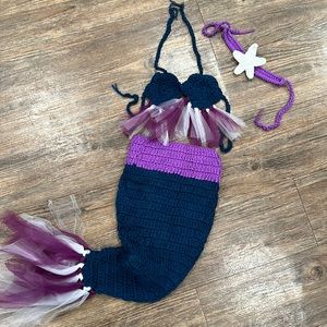 Newborn mermaid outfit/ newborn photo prop